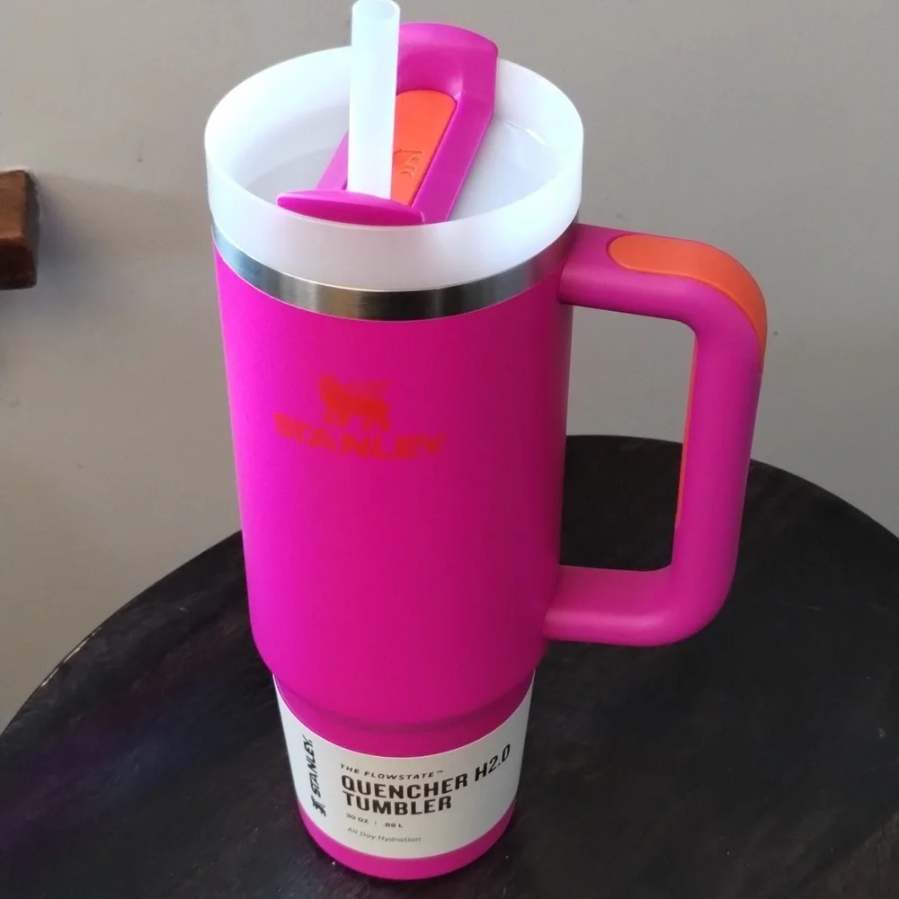Stanley Thirstquencher H2O Tumbler 30oz Vivid Violet - NWT - Picture 7 of 12